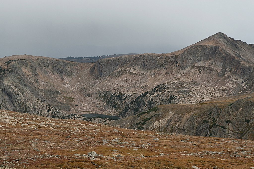 Snowdrift Peak and Snowdrift Lake