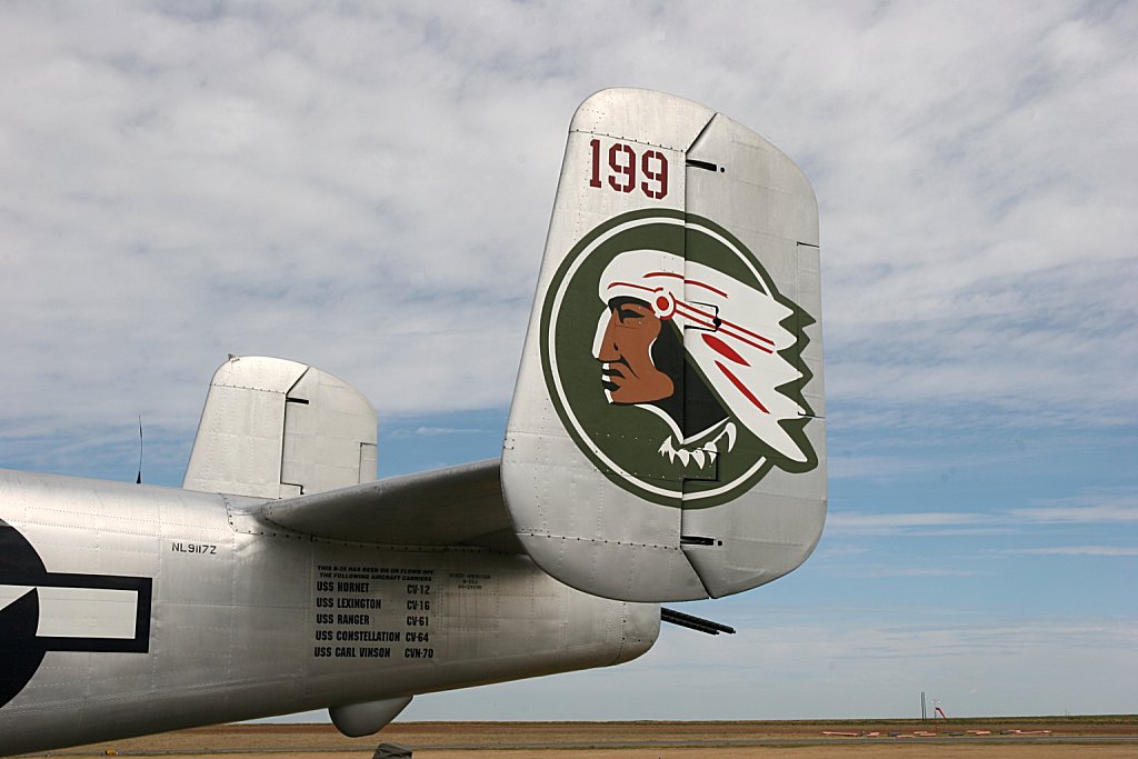 Mitchell B-25 Tail Art