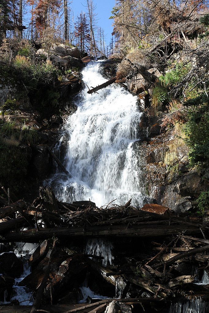 Fern Falls after the East Troublesome fire