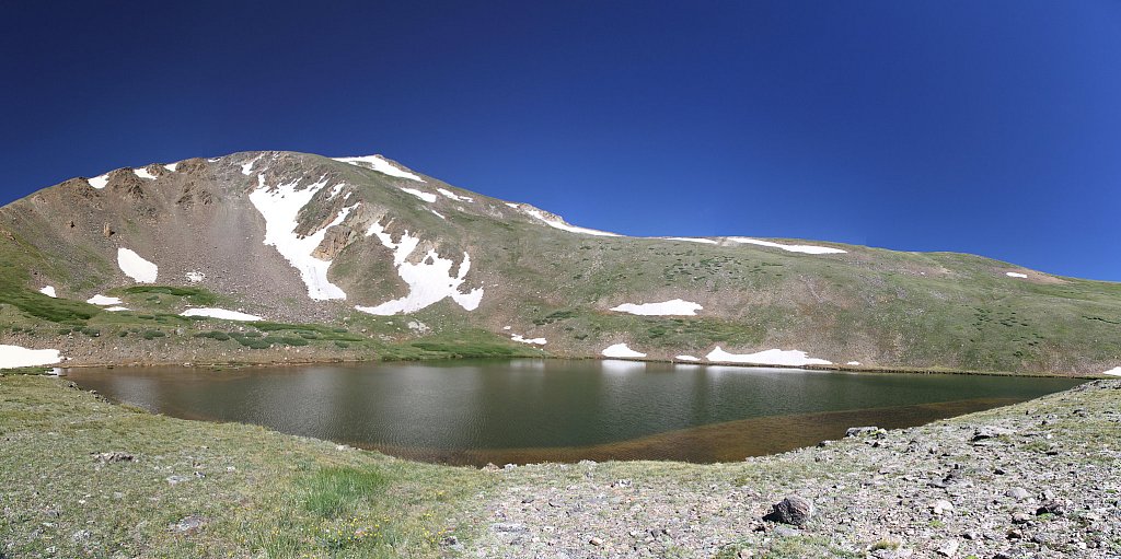Upper Square Top Lake and Square Top Mountain
